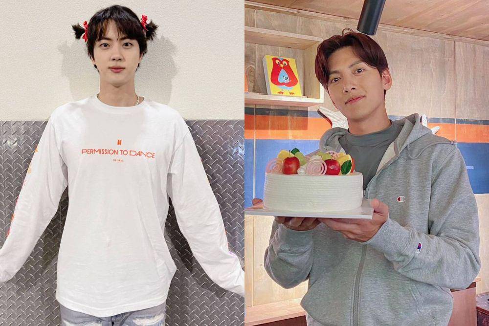 Jin BTS dan Ji Chang Wook (instagram.com/jin | instagram.com/jichangwook)