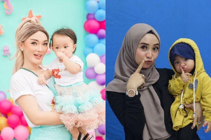 Telaten! 9 Potret Para Pedangdut saat Momong Anak yang Masih Balita