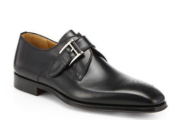 Magnanni Leather Monk-Strap (saksfifthavenue.com)