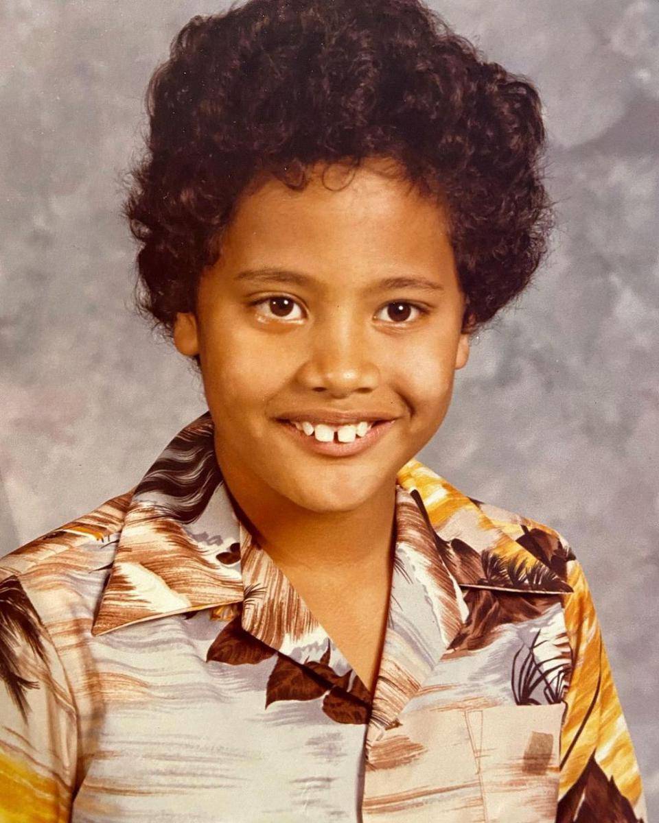 The Rock saat masih kecil (Instagram.com/therock/)