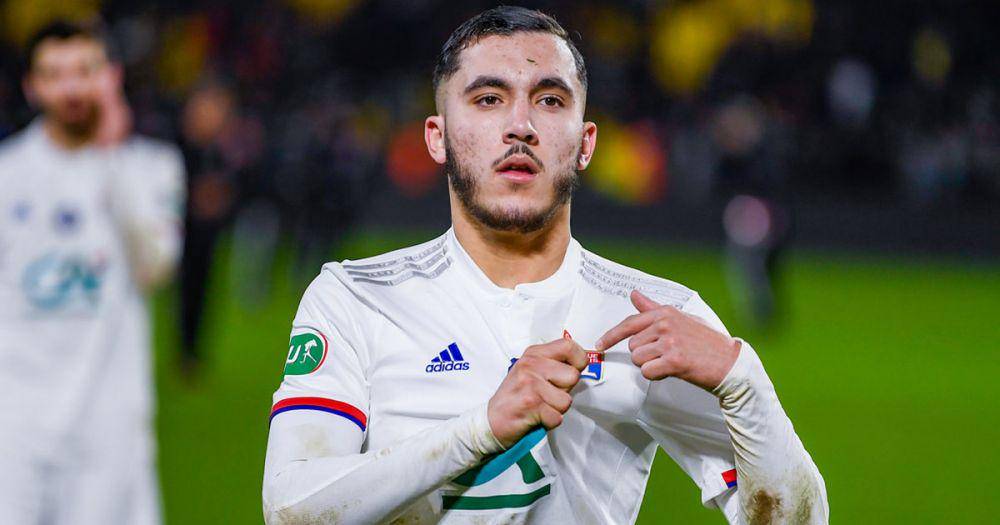 potret Rayan Cherki bersama Lyon (tribuna.com)