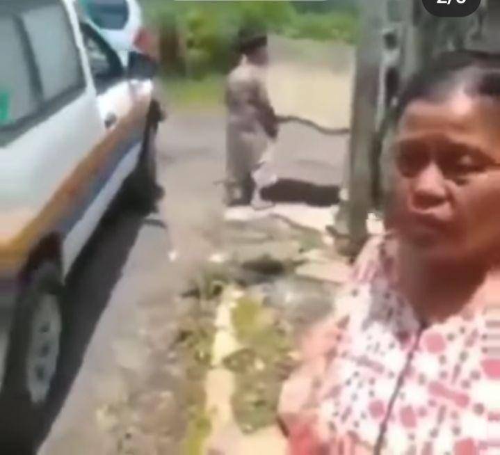 Seorang ibu curhat jadi korban penjarahan/Instagram @jakartaviral