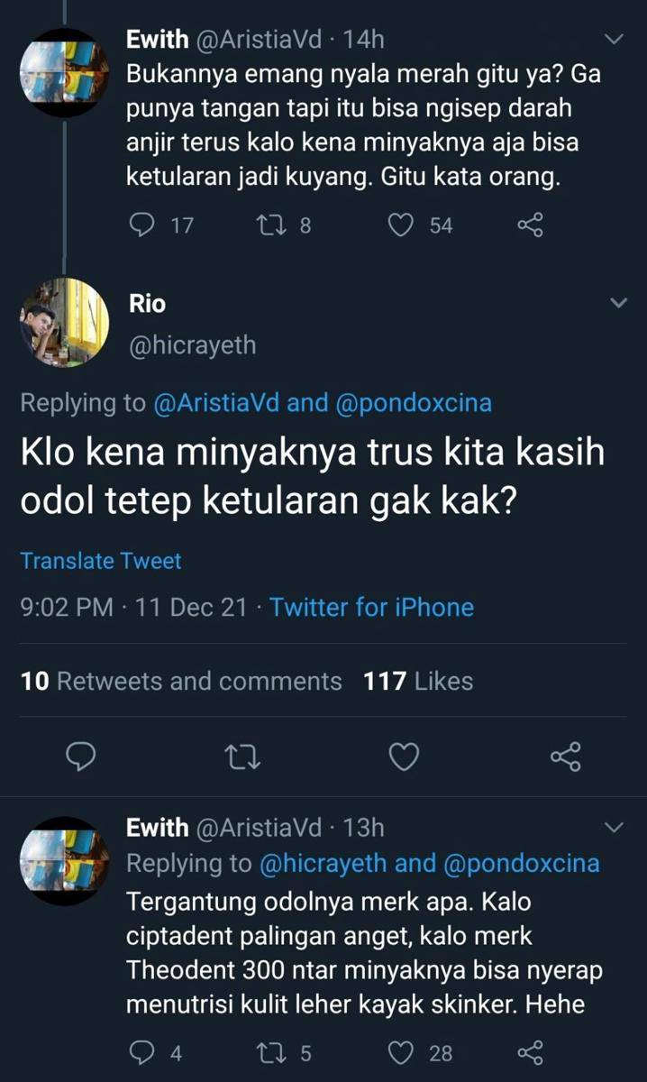 Komen kocak netizen soal kuyang (Twitter.com/aristiavd| Twitter.com/hicrayeth)