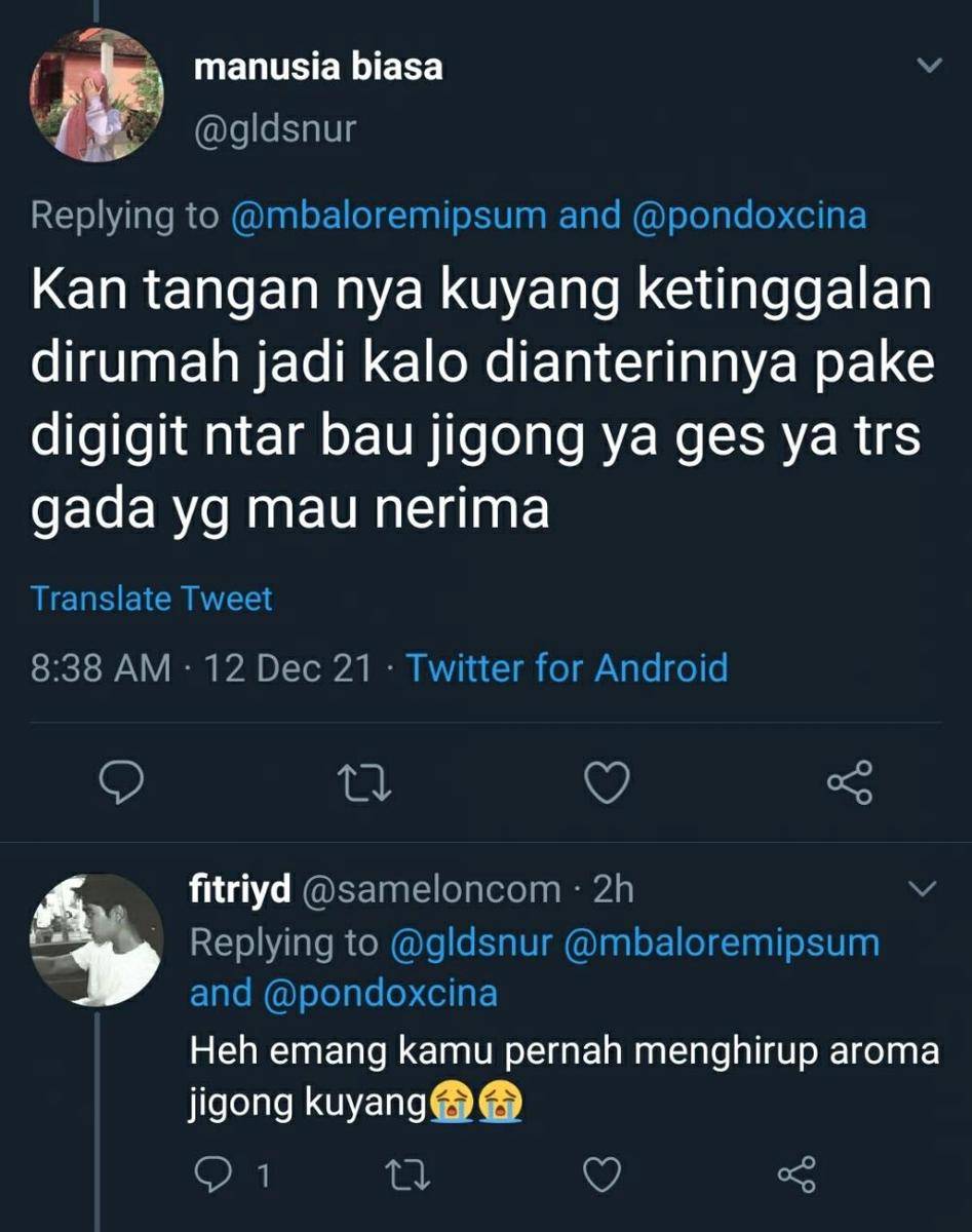 Komen kocak netizen soal kuyang (Twitter.com/gldsnur|Twitter.com/sameloncom)