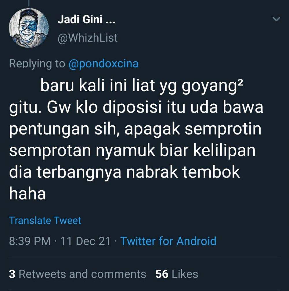 Komen kocak netizen soal kuyang (Twitter.com/whizhlist)