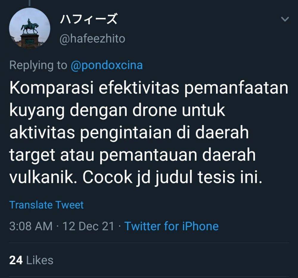 Komen kocak netizen soal kuyang (Twitter.com/hafeezhito)