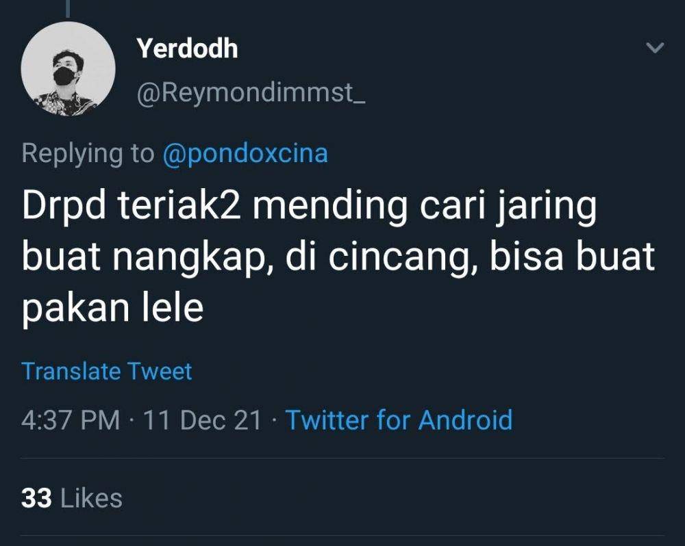Komen kocak netizen soal kuyang (Twitter.com/reymondimmst_)