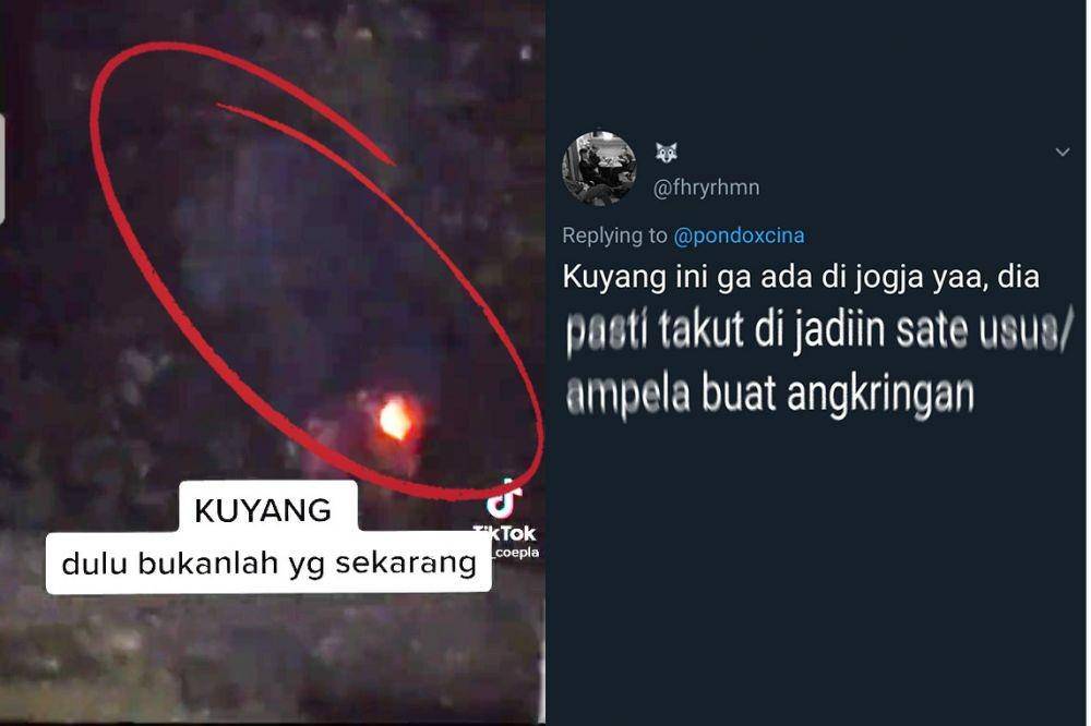 Video viral diduga kuyang (Twitter.com)