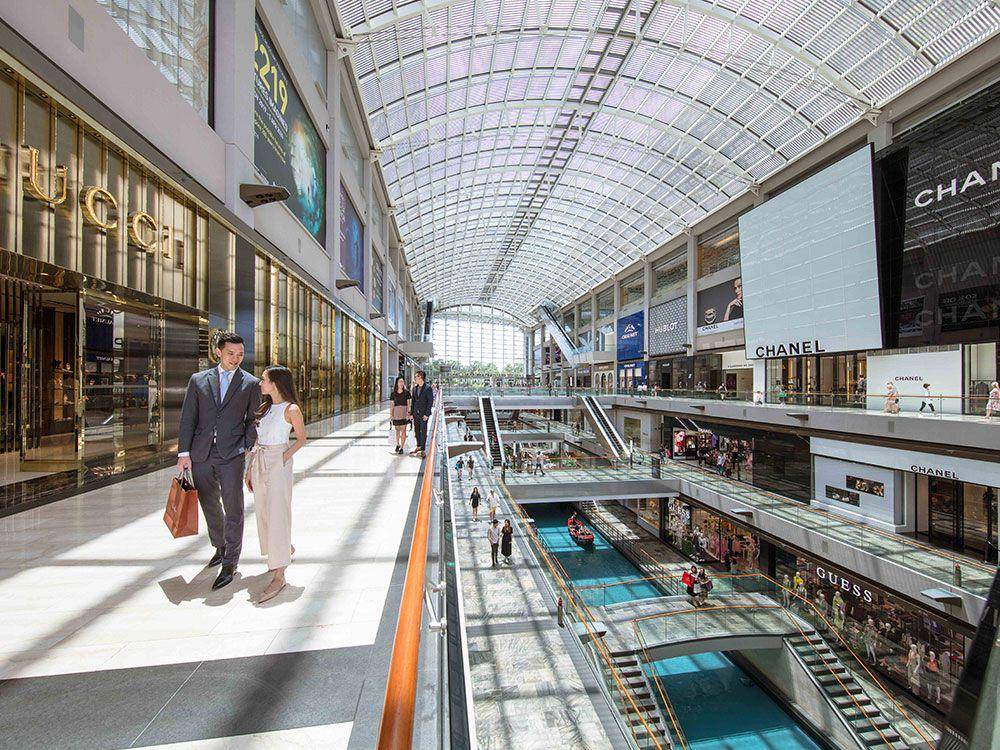 The Shoppes at Marina Bay Sands. (marinabaysands.com)
