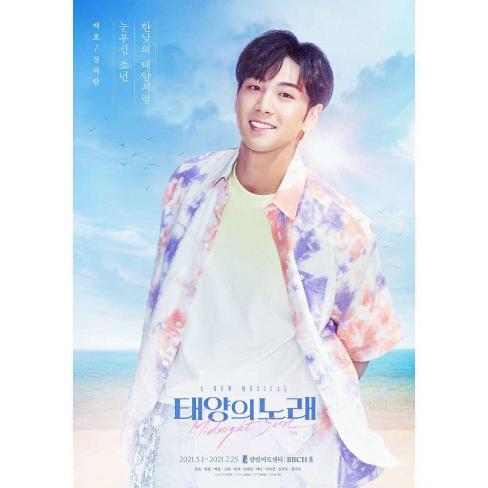 poster karakter Baekho NU'EST di drama musikal Midnight Sun (instagram.com/shinswave)