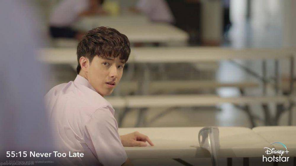 Potret Kay Lertsittichai di drama  55:15 Never Too Late (Instagram.com/disneyplushotstarth)