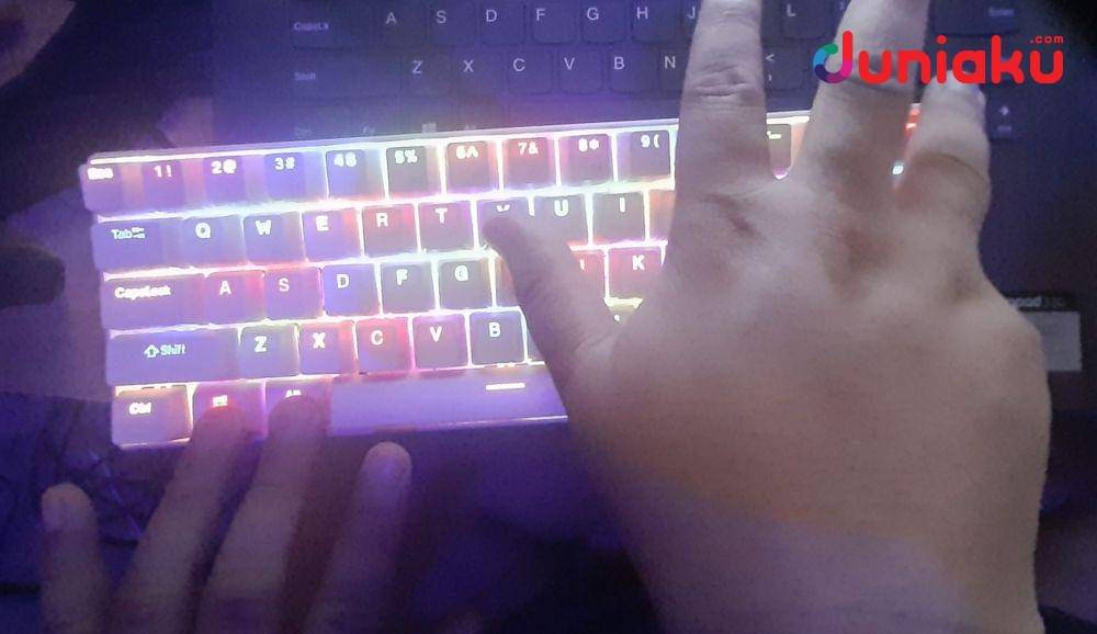 Ribetnya command di keyboard 60%. duniaku.com/Adhitya Daniel