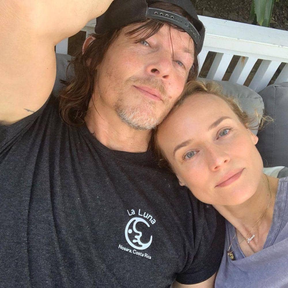 Norman Reedus, Diane Kruger (instagram.com/dianekruger)