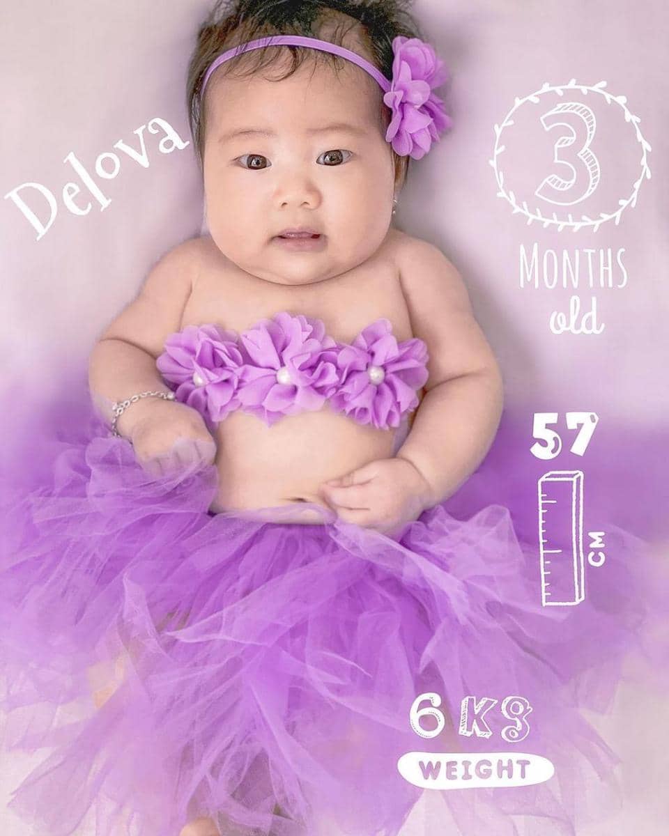 potret baby Delova (instagram.com/rorencya)