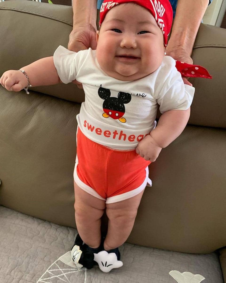 potret baby Delova (instagram.com/rorencya)