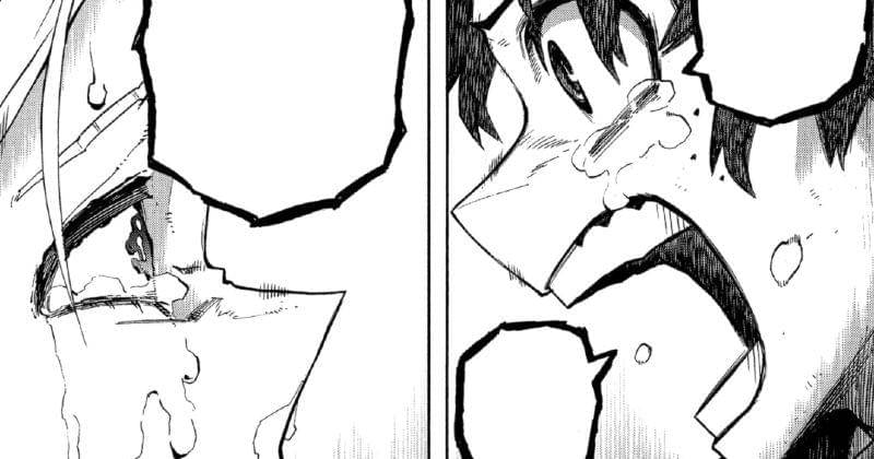 Deku dan Aoyama di My Hero Academia 337. (mangaplus.shueisha.co.jp/My Hero Academia)