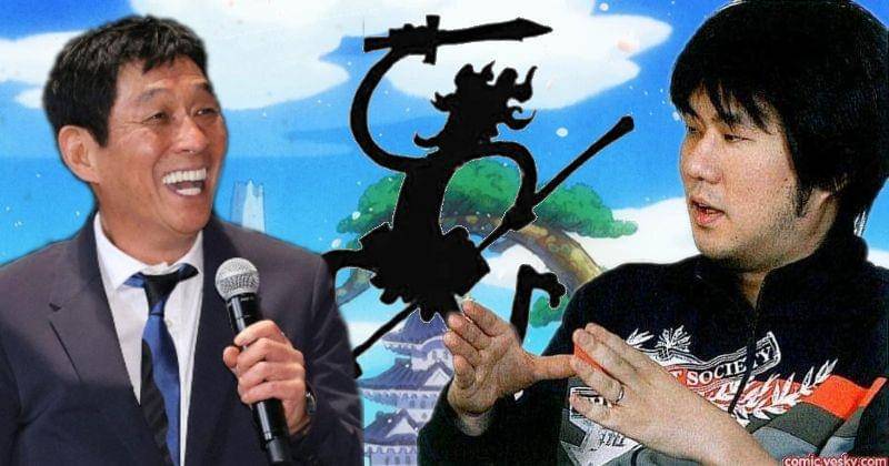 Pelawak Sanma Akashiya, Sun God Nika, dan Eiichiro Oda. (Berbagai sumber)