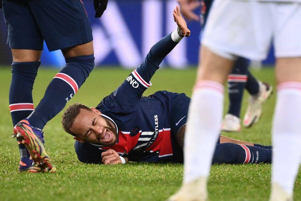 potret Neymar alami cedera (twitter.com/brfootball)