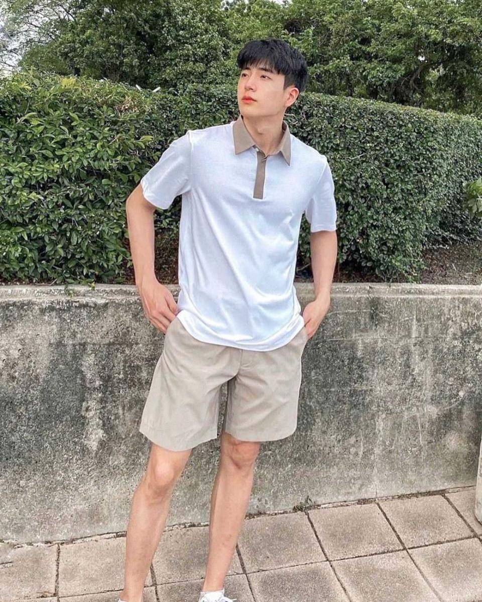 Outfit warna putih ala Nonkul Chanon (instagram.com/nonkul)