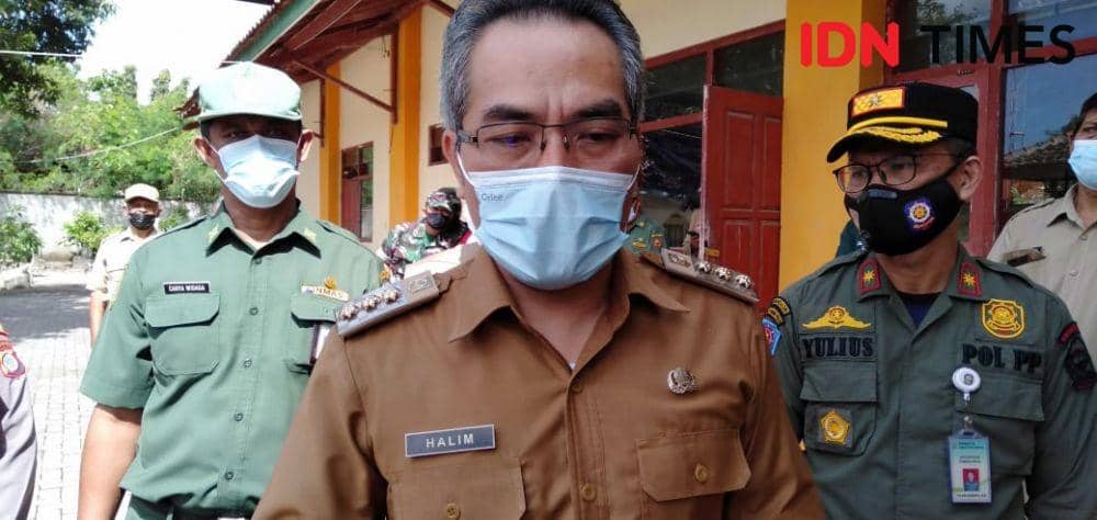 Bupati Bantul, Abdul Halim Muslih.(IDN Times/Daruwaskita)