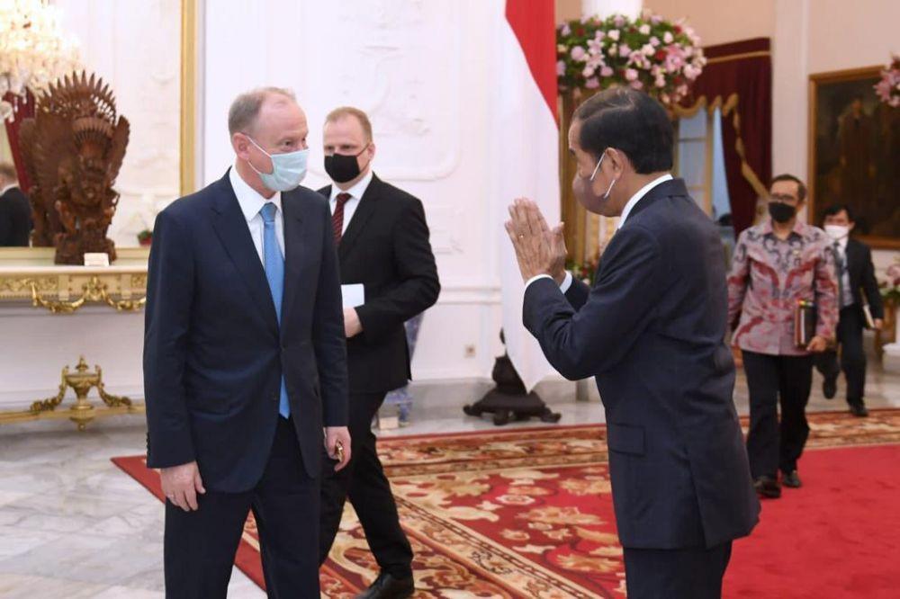 Usai Bertemu Menlu AS, Jokowi Terima Sekretaris Dewan Keamanan Rusia
