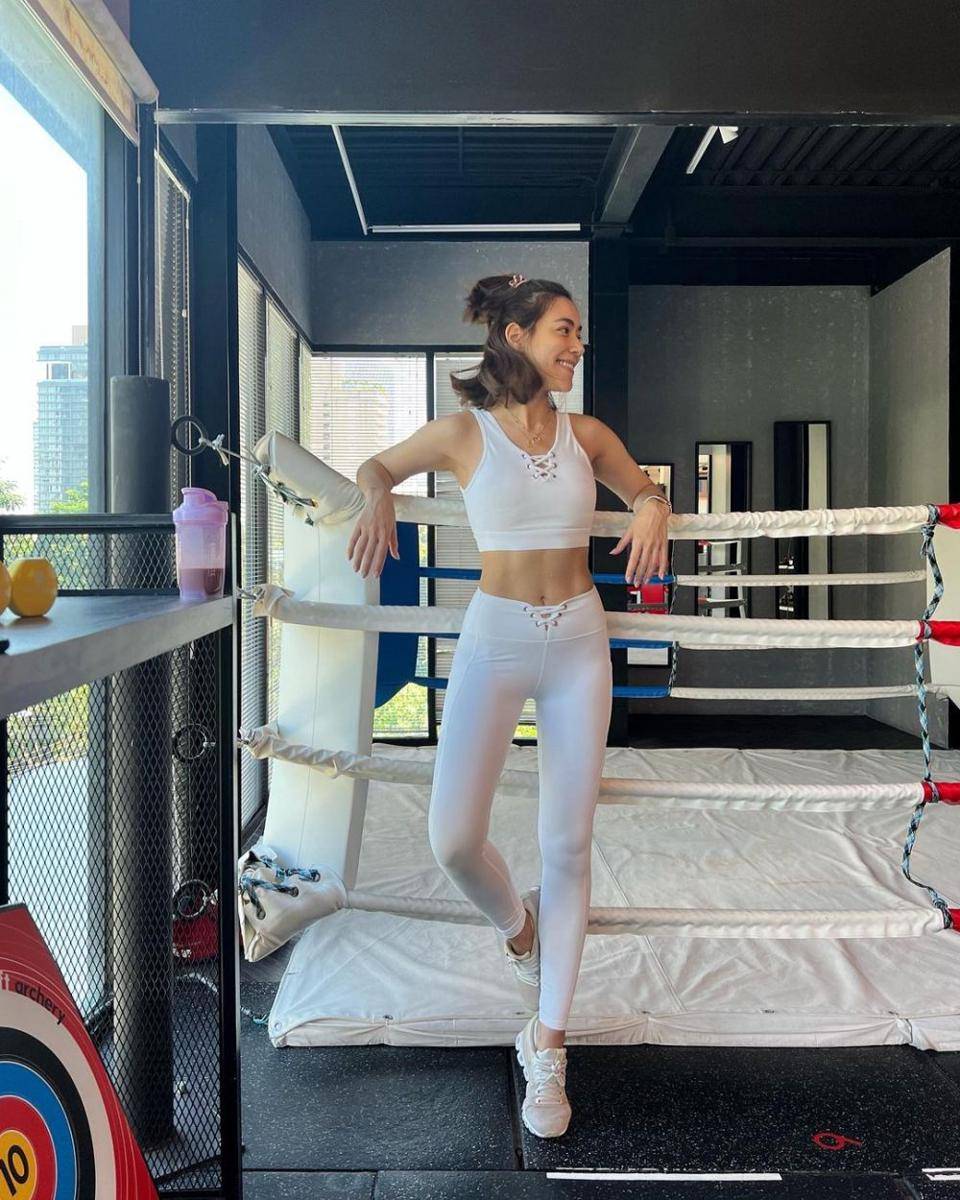 Outfit workout ala Kimmy Kimberley (instagram.com/kimmy_kimberley)