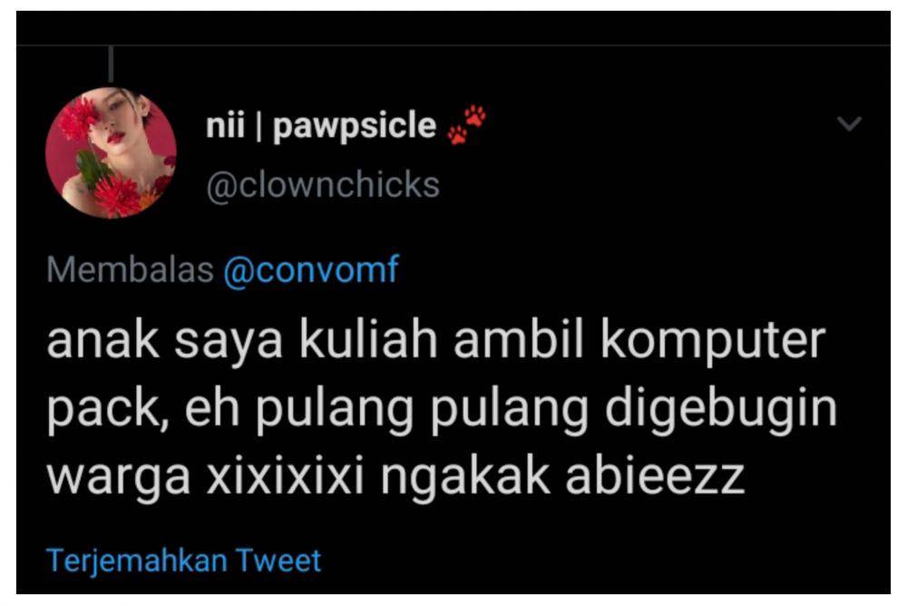 jokes bapak-bapak anti mainstream (twitter.com/clownchicks)