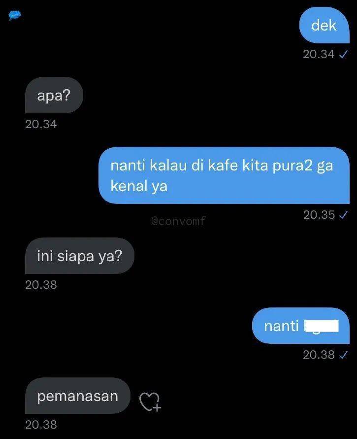 chat ngeladenin teman (instagram.com/recehanig.id)