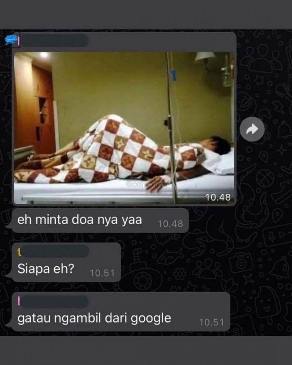 chat ngeladenin teman (instagram.com/receh.id)
