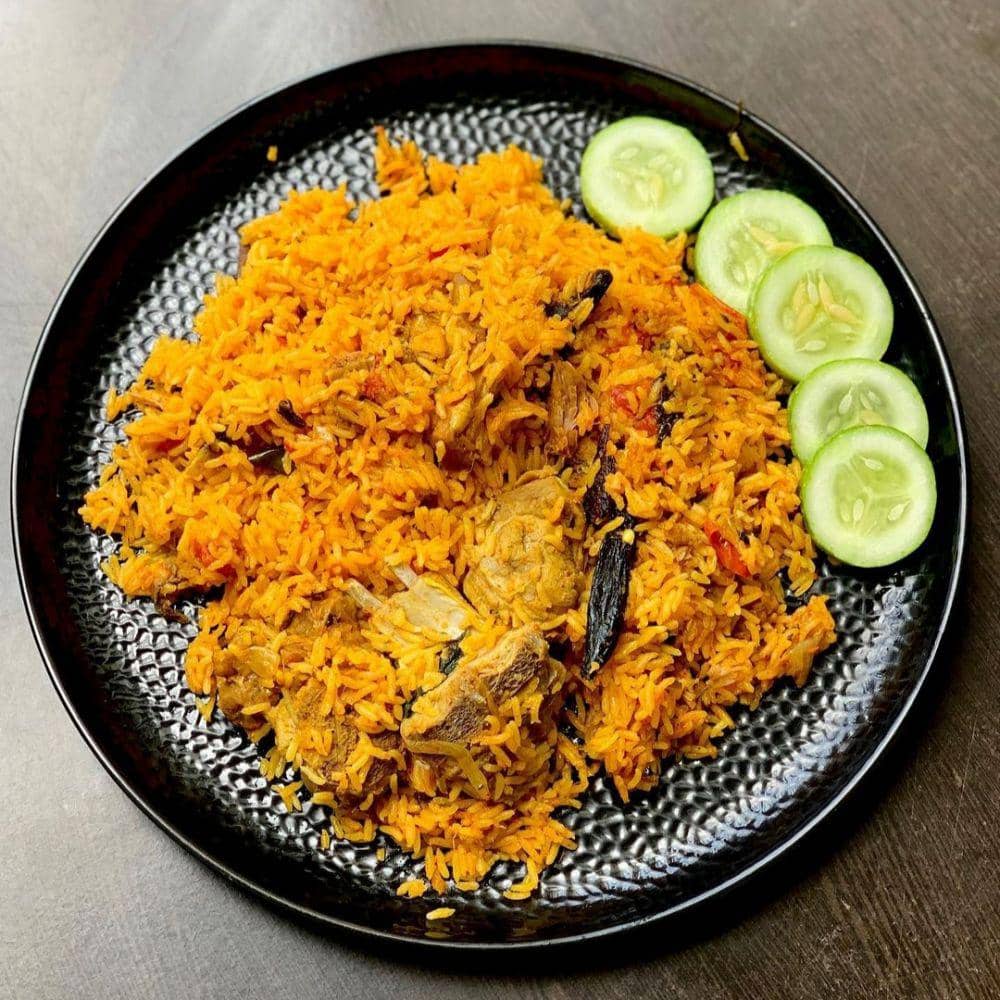 hyderabadi biryani (instagram.com/shruthigladys)