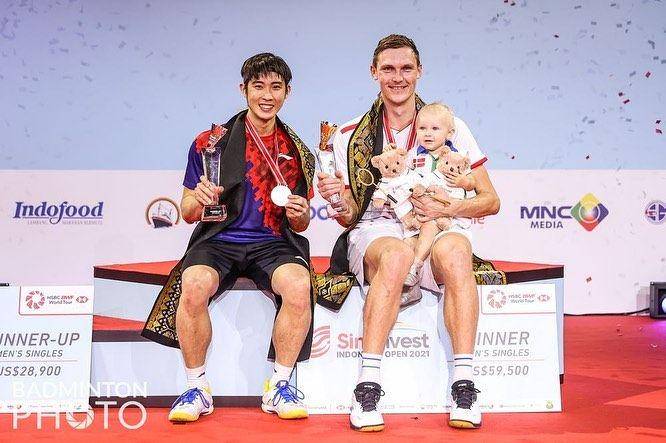 Loh Kean Yew dan Viktor Axelsen (instagram.com/lohkeanyew)