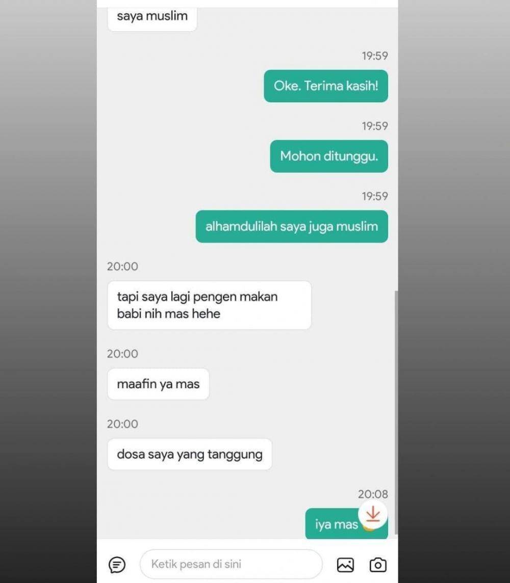 chat ShopeeFood (instagram.com/shopeefood24jam_)