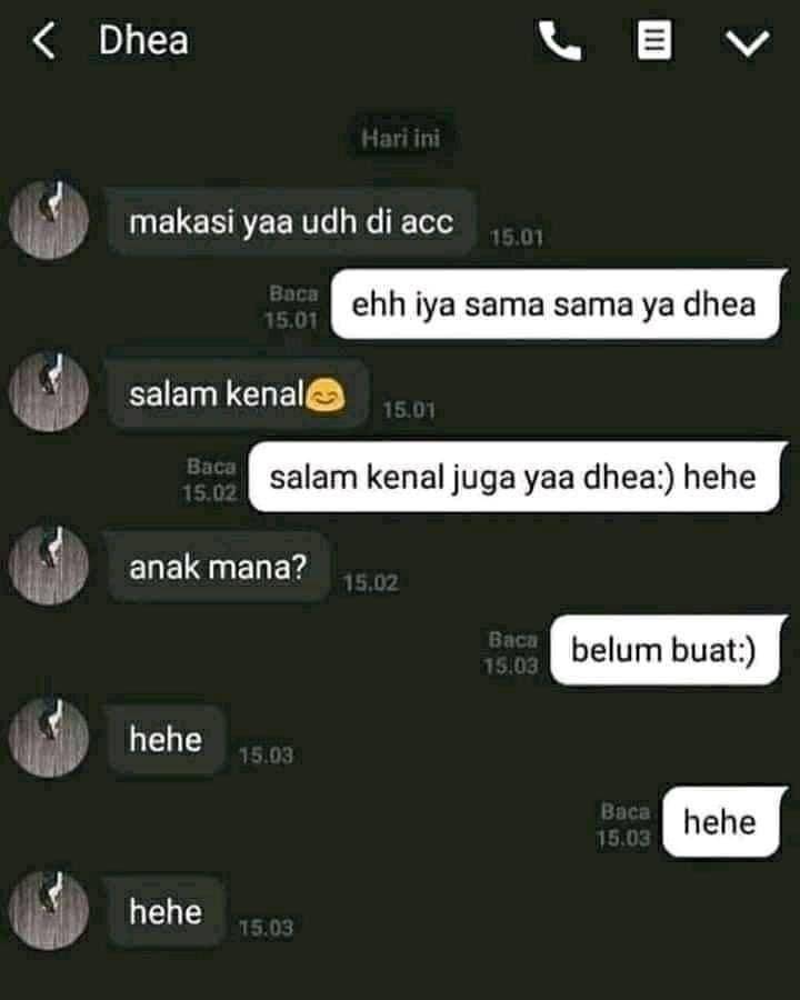chat ngeladenin teman (instagram.com/recehanig.id)