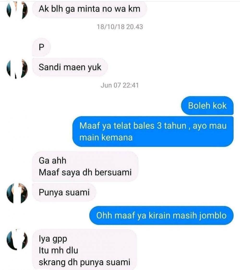 chat ngeladenin teman (instagram.com/awreceh.id)