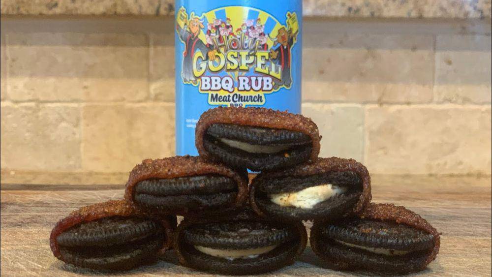 ilustrasi bacon fried oreo (youtube.com/Bowers Barbecue)
