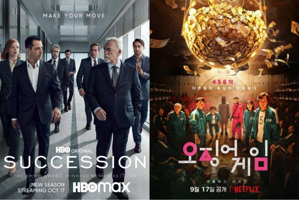 Succession dan Squid Game (dok. HBO | dok. Netflix)