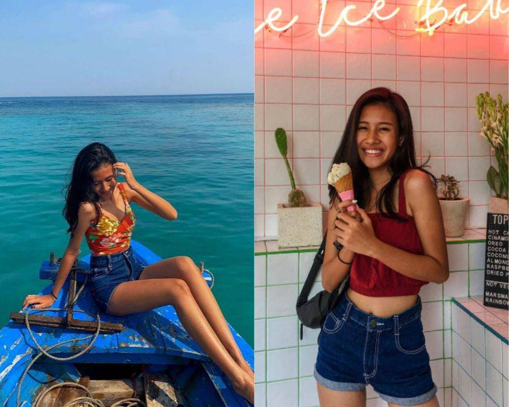 outfit short pants ala Sheinina Cinnamon (instagram.com/shenacinnamon)