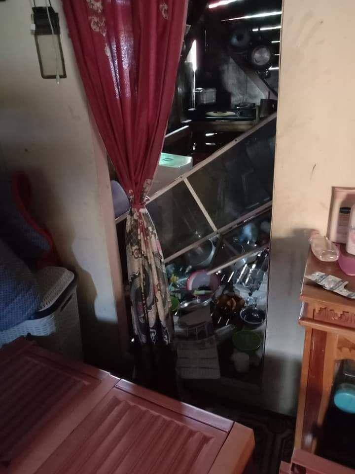 Kondisi rumah terdampak gempa di Selayar. (Dok. Istimewa)