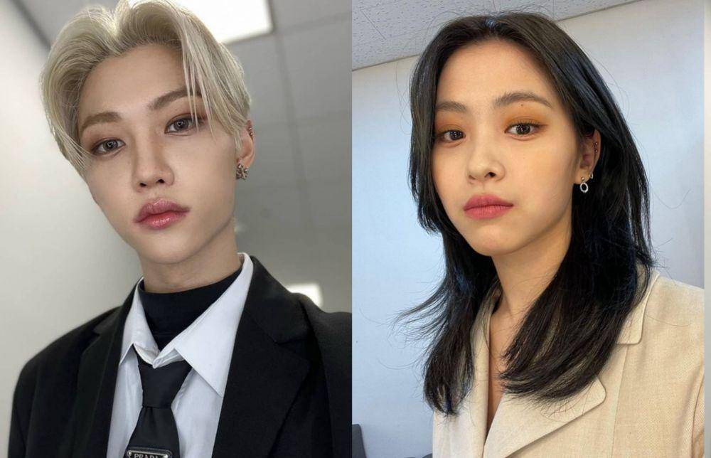 Felix Stray Kids dan Ryujin ITZY (instagram.com/realstraykids | instagram.com/itzy.all.in.us)