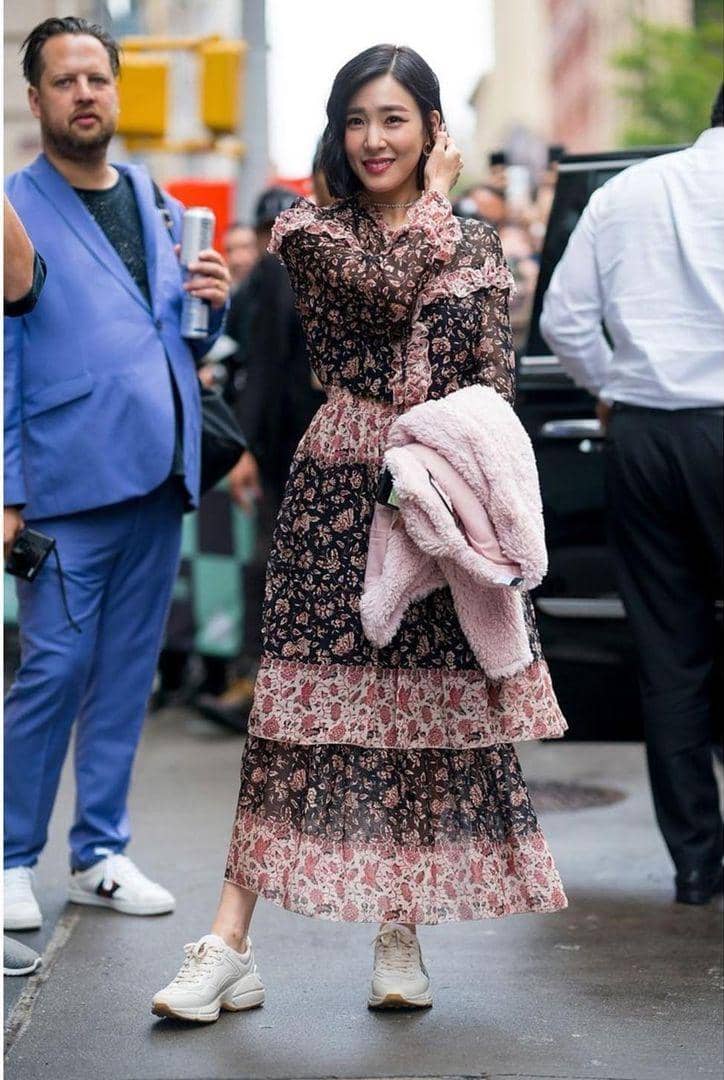 outfit girly Tiffany SNSD (instagram.com/snsdoutfit)