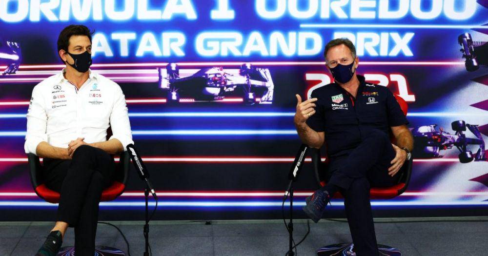 Toto Wolff dan Christian Horner (twitter.com/Planet_F1)