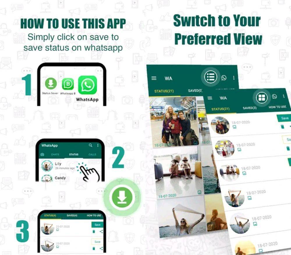 Status Download for WhatsApp (Dok. Jame Infotech)