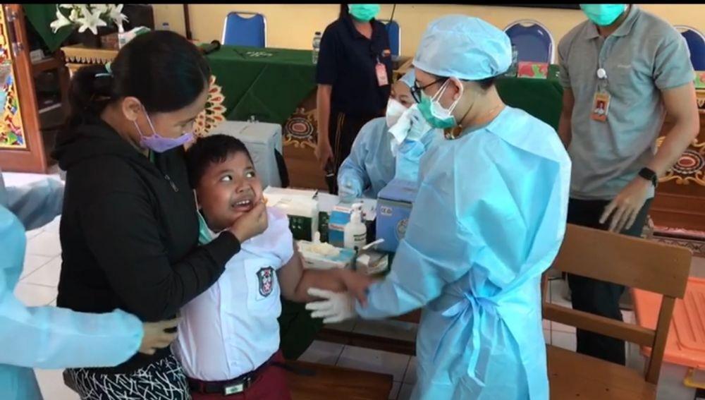 Hari Ini Anak Usia 6 Sampai 11 Tahun di Bali Mulai Vaksinasi COVID-19