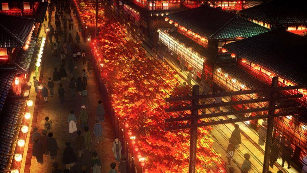 Distrik Yoshiwara (dok. Studio Ufotable/Demon Slayer Season 2)