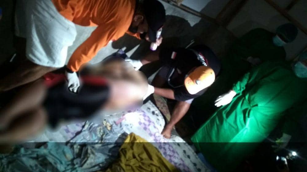 Ribut meninggal mendadak gegerkan warga Mancingan, Parangtritis, Kretek, Bantul. (dok. SAR Satlinmas Wilayah III Bantul)