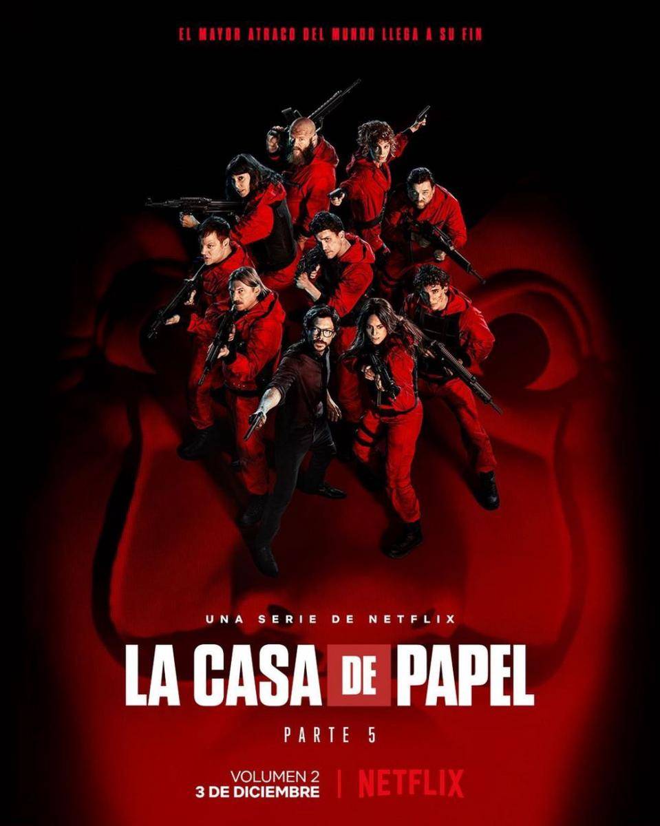 poster La Casa de Papel (instagram.com/lacasadepapel)