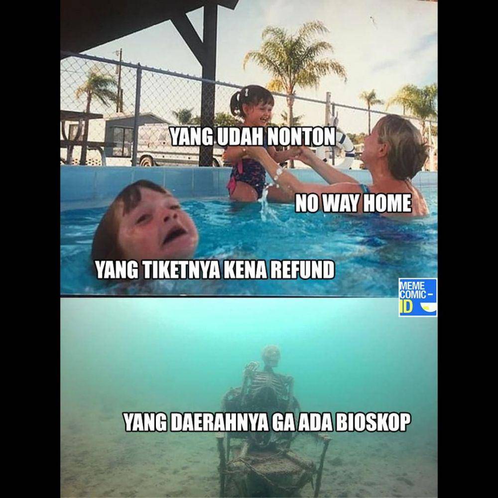 meme spoiler Spider-Man: No Way Home (instagram.com/memecomic.id)