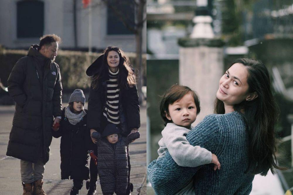 9 Foto Liburan Keluarga Ringgo Agus dan Sabai Dieter di Swiss