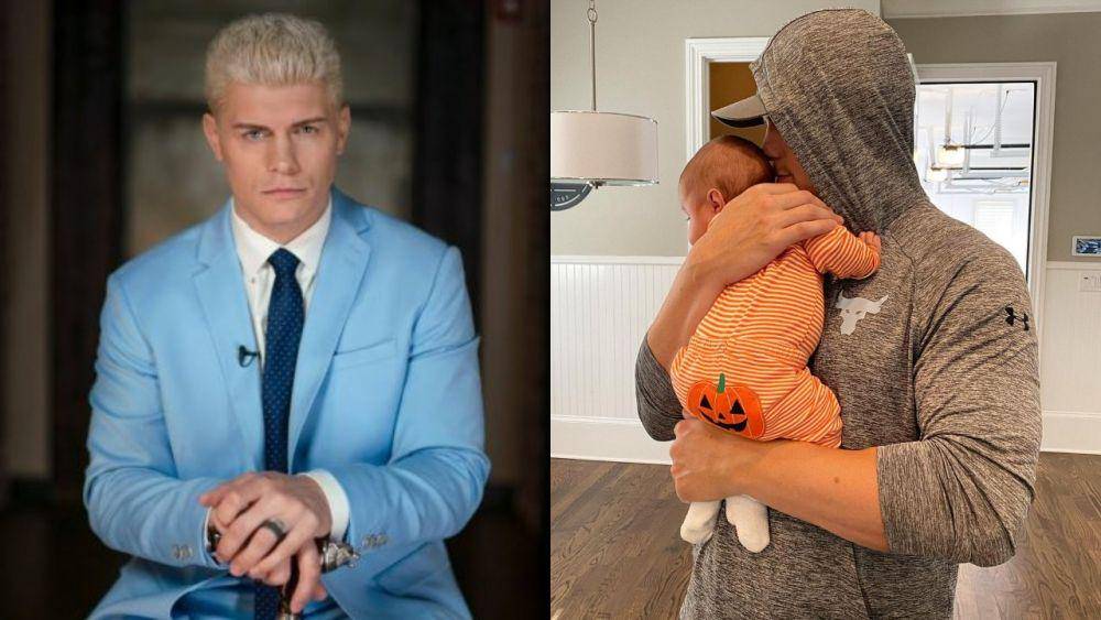 Potret Cody Rhodes dan Cody Rhodes bersama Liberty Iris Runnels (instagram.com/thebrandirhodes)