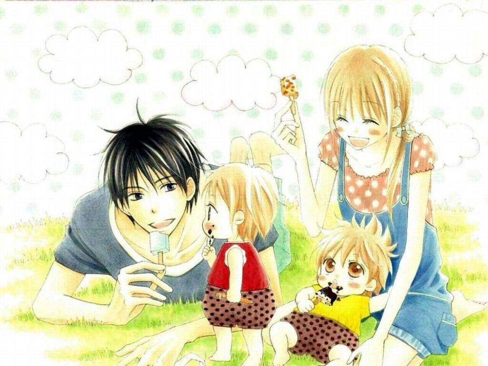 Nakamura Shiharu, Matsunaga Seiji, Akane, dan Aoi (dok. Hakusensha/Love so Life)